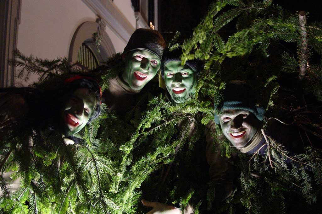 Maskierte Nichtbürger an der Bechtelisnacht © Frauenfelderwoche, 2009
