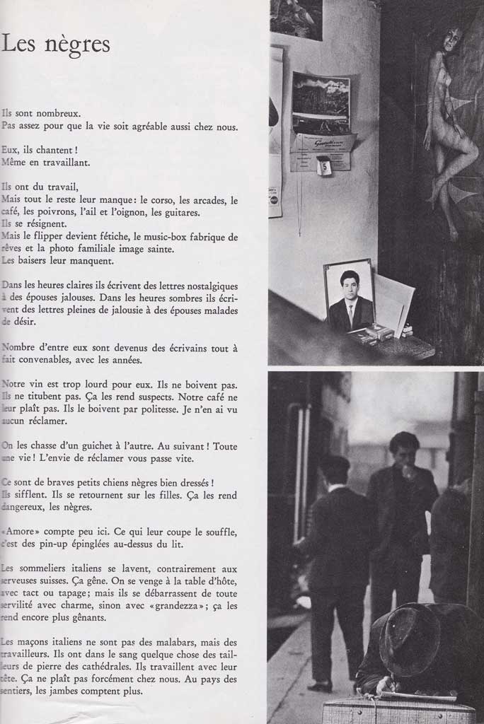 Pierre Imhasly: Italiens parmi nous (Treize Etoiles Bd. 5, 1970, S. 35) © Pierre Imhasly/ Ed. Pillet
