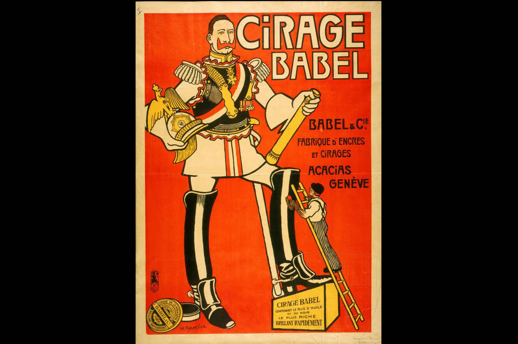 Henry-Claudius Forestier: Cirage Babel, Babel & Cie, Acacias Genf, 1901? © Bibliothèque de Genève