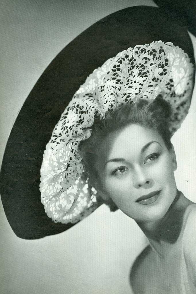 St.Galler Guipure Stickerei, 1947 © Textilmuseum St.Gallen