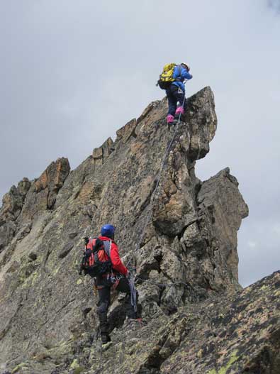 A rope team in the Grialetsch area, 13 June 2010 © Bruno Hasler