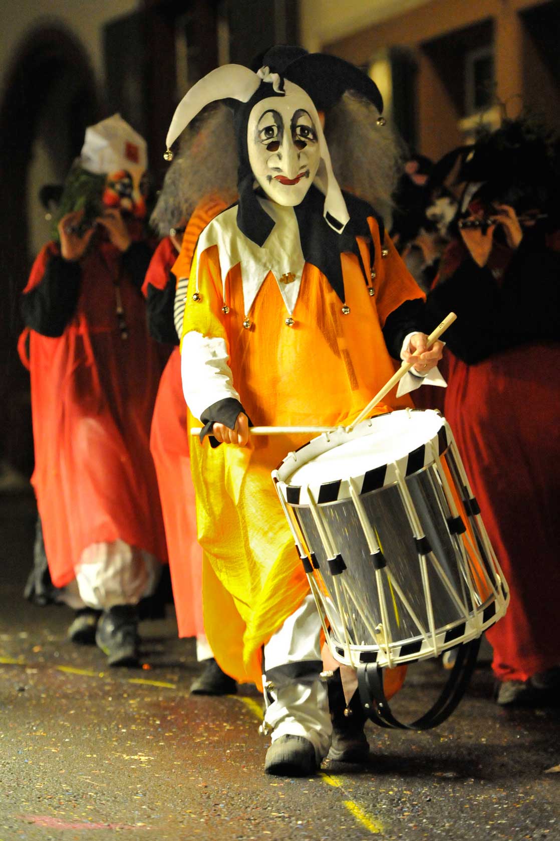 Wednesday: the final drums of Fasnacht, 2008 © Juri Weiss/www.bs.ch/bilder