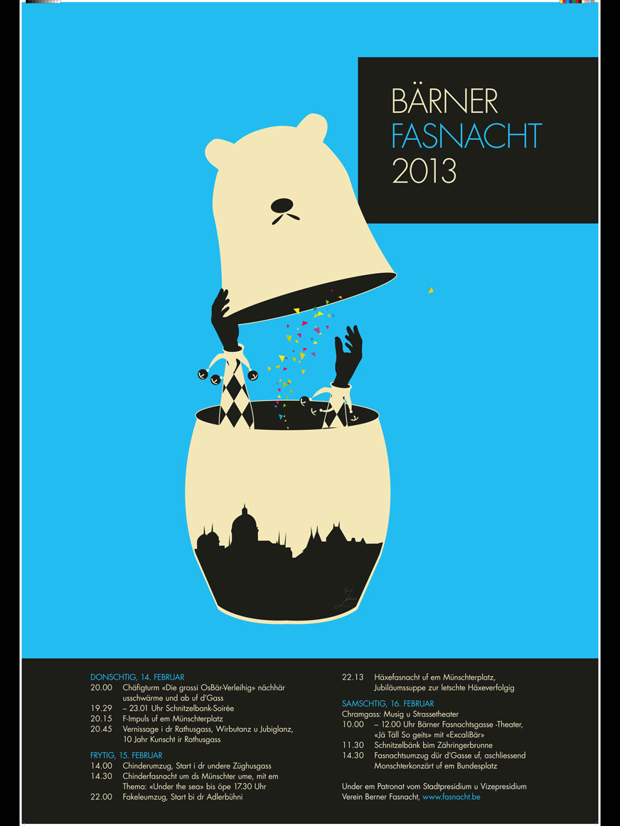 The carnival poster of 2013 © Adrian Zahn