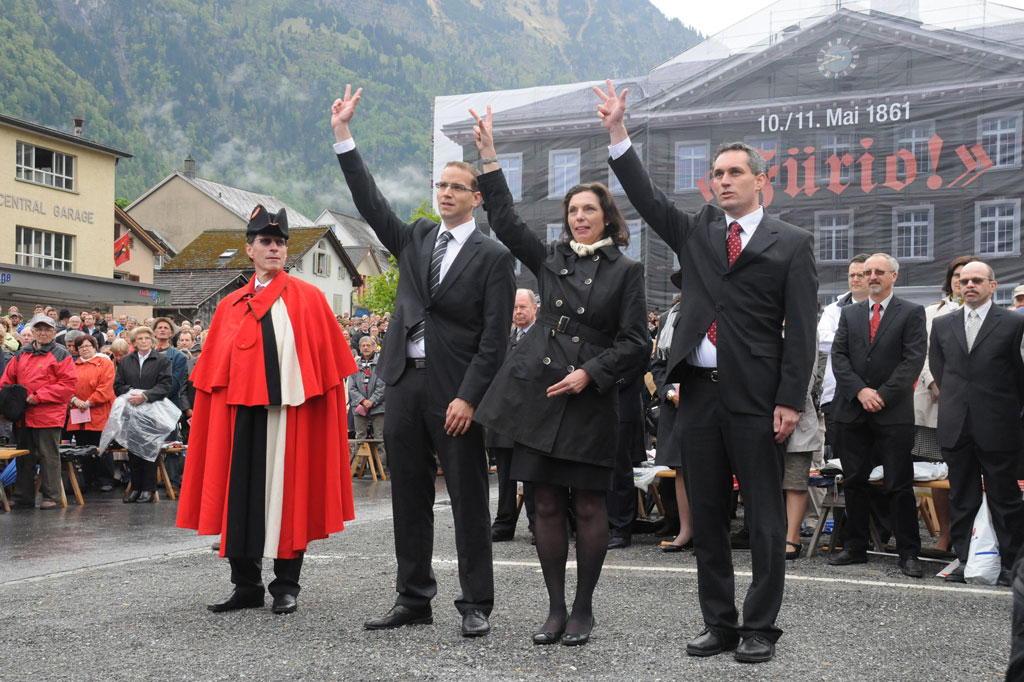 2011 Cantonal Assembly: Newly elected judges © Heinrich Speich, 2011