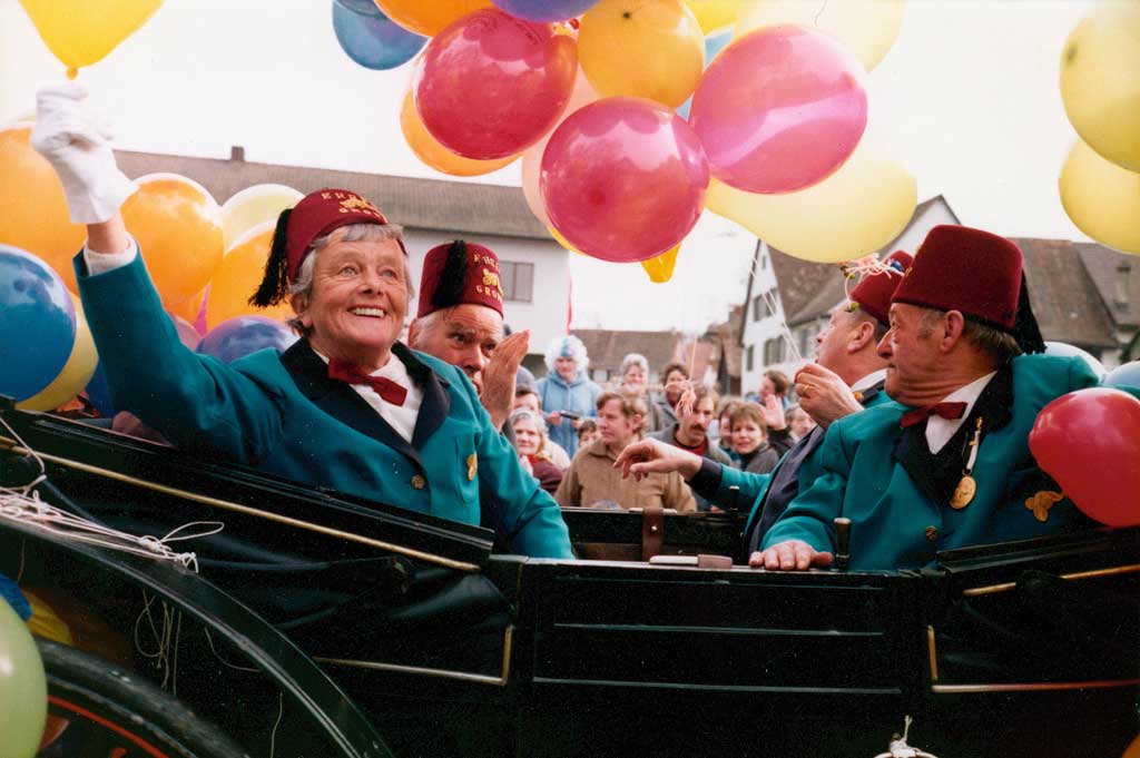 The first woman on the Gropp Committee 1995 © Groppenkomitee Ermatingen