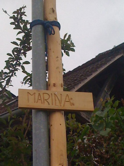 Little maypole (Brüttelen BE, 2015) © Priska Moser