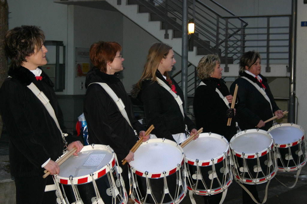 Fahrwangen and Meisterschwanden drumming corps © Priska Lauper, 2011