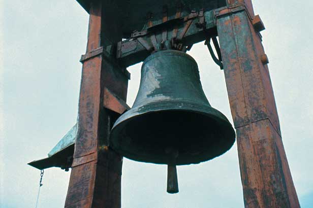 The Munot bell in the circular tower of the Schaffhausen Munot © Schaffhausen Tourismus