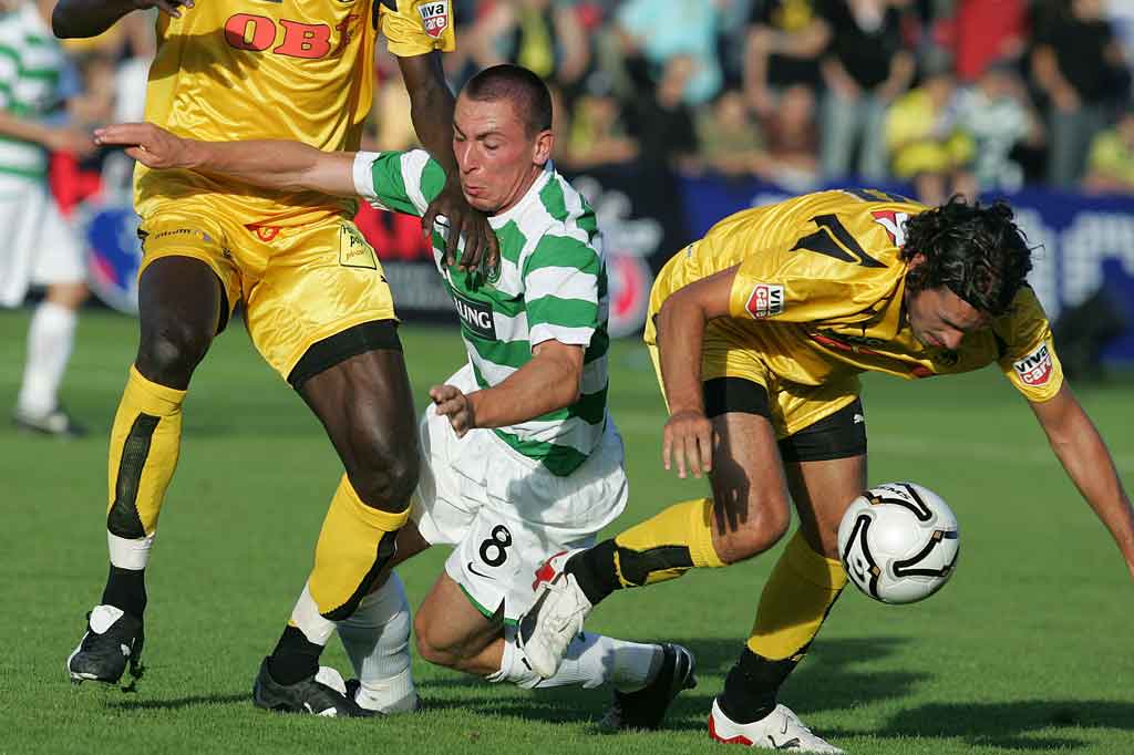 The 2007 tournament featured a match between BSC Young Boys and Celtic FC from Glasgow © Uhrencup, 2007