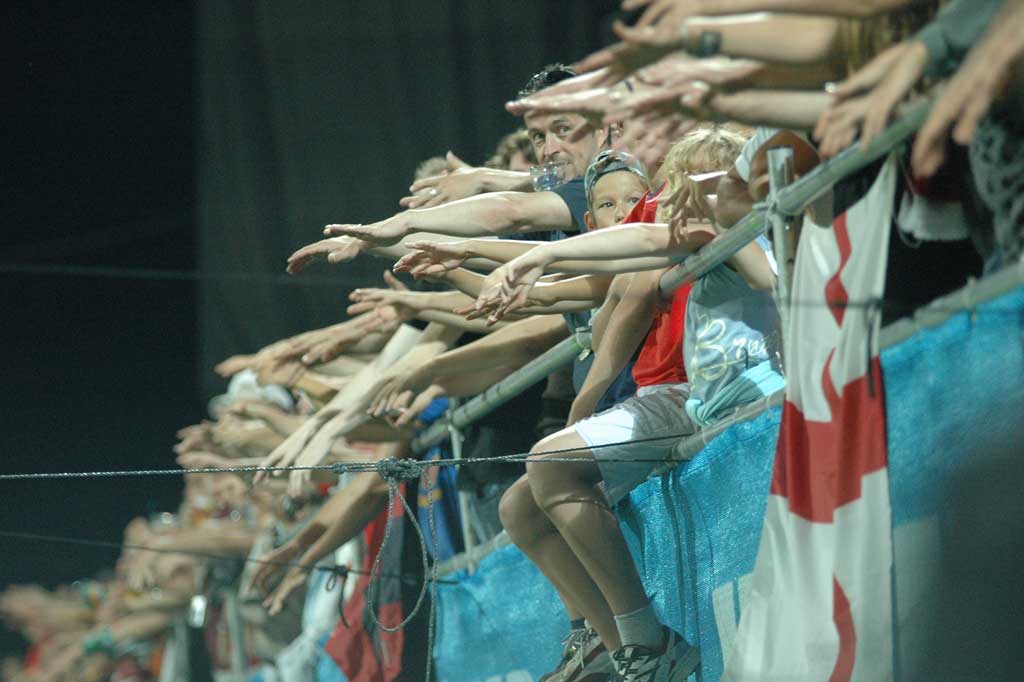 A Mexican wave at the 2007 Uhrencup © Uhrencup, 2007