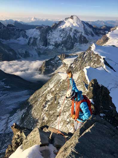 Ascension de la Dent Blanche (4357m), 07 septembre 2017 © Evelyne JeanRichard