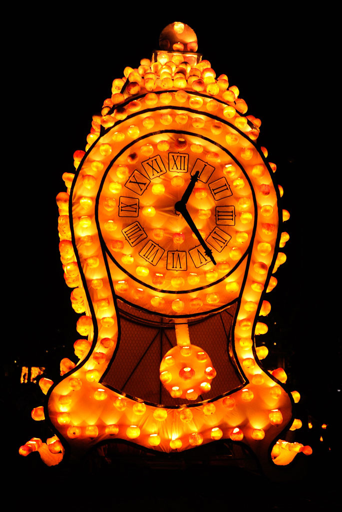 « Pendule » du Seeclub de Richterswil avec plus de mille betteraves © André Springer, Horgen, 2010