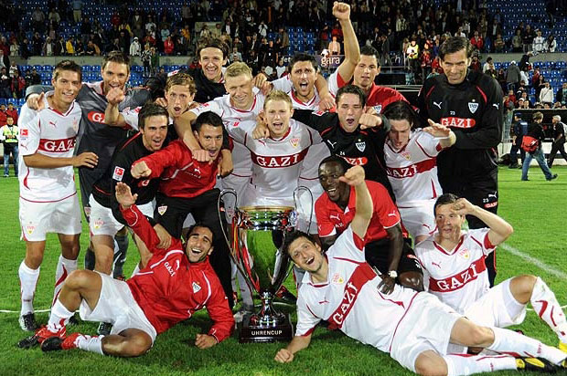 Le vainqueur de la coupe horlogère 2010, le VfB Stuttgart : davantage pour le prestige que pour l’argent © Uhrencup, 2010
