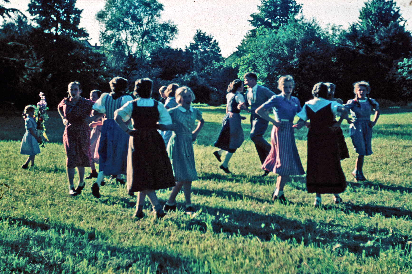 Fête annuelle du foyer de jeunes filles de Frenkendorf, 1950 © Theodor Strübin/Museum.BL, Liestal