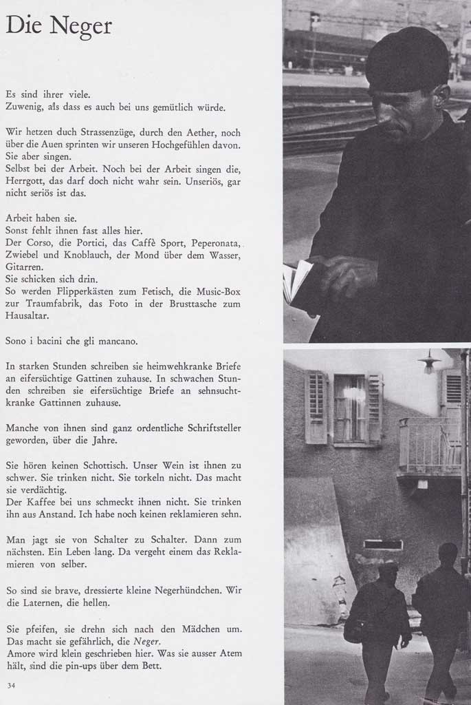 Pierre Imhasly : Italiens parmi nous (Treize Etoiles vol. 5, 1970, p. 34) © Pierre Imhasly/ Ed. Pillet