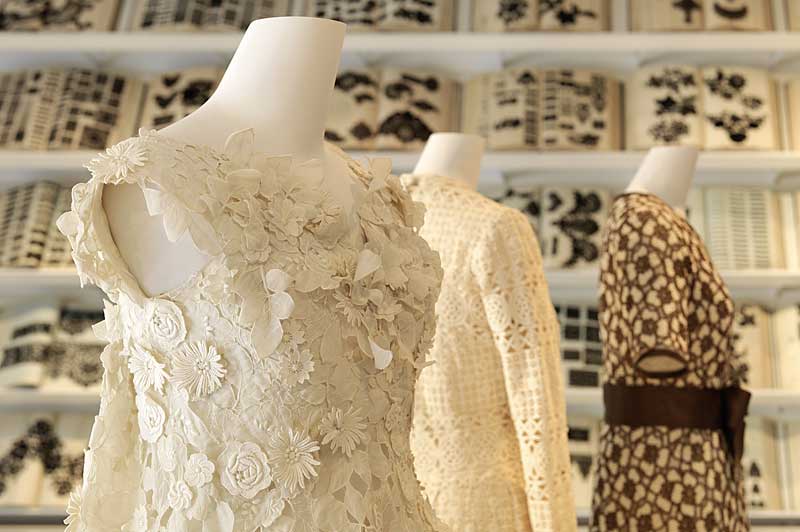 Broderie guipure de Saint-Gall, 1950, 1970 © Jürg Zürcher