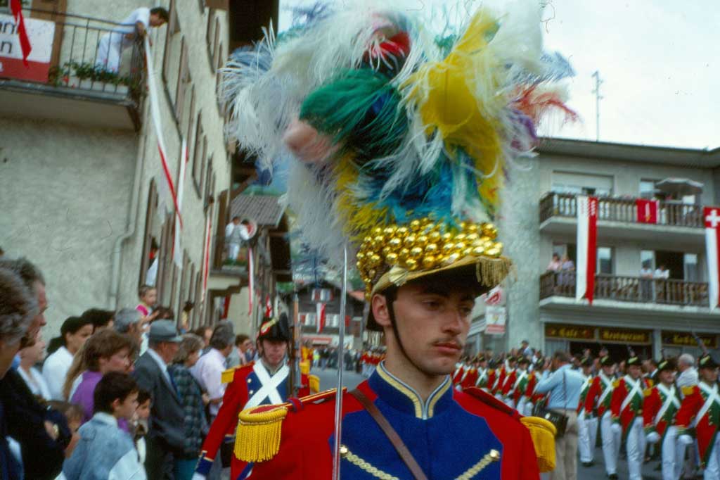 Le sergent des grenadiers © Jean-Yves Glassey/Geschichtsmuseum Wallis, Sitten, 1989