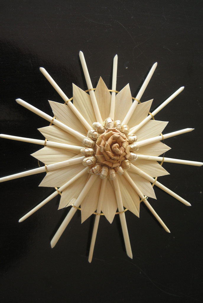 L’étoile est faite de « boutons » et d’une « rosette » © Doris Häfliger, 2011