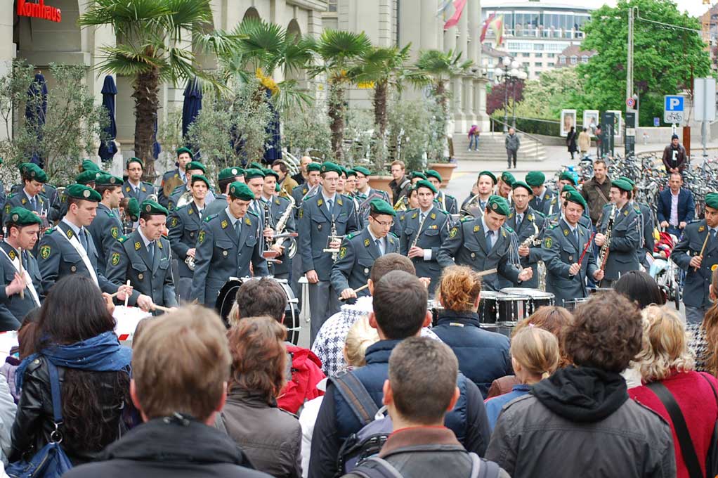 Concert de la fanfare de l’armée de l’air à Berne © Centre de compétence de la musique militaire