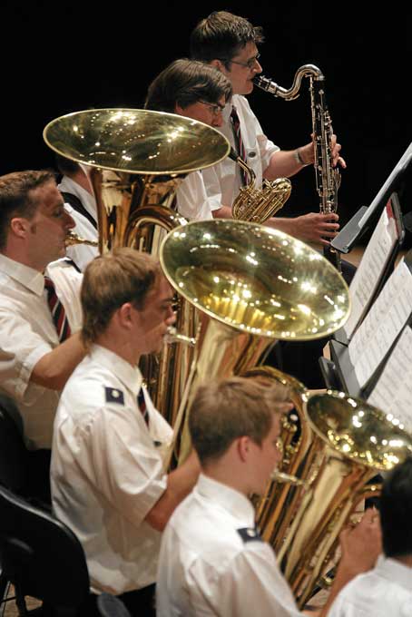 Fête fédérale de musique 2006, Lucerne : la base de toute musique © swiss-image.ch/Andy Mettler