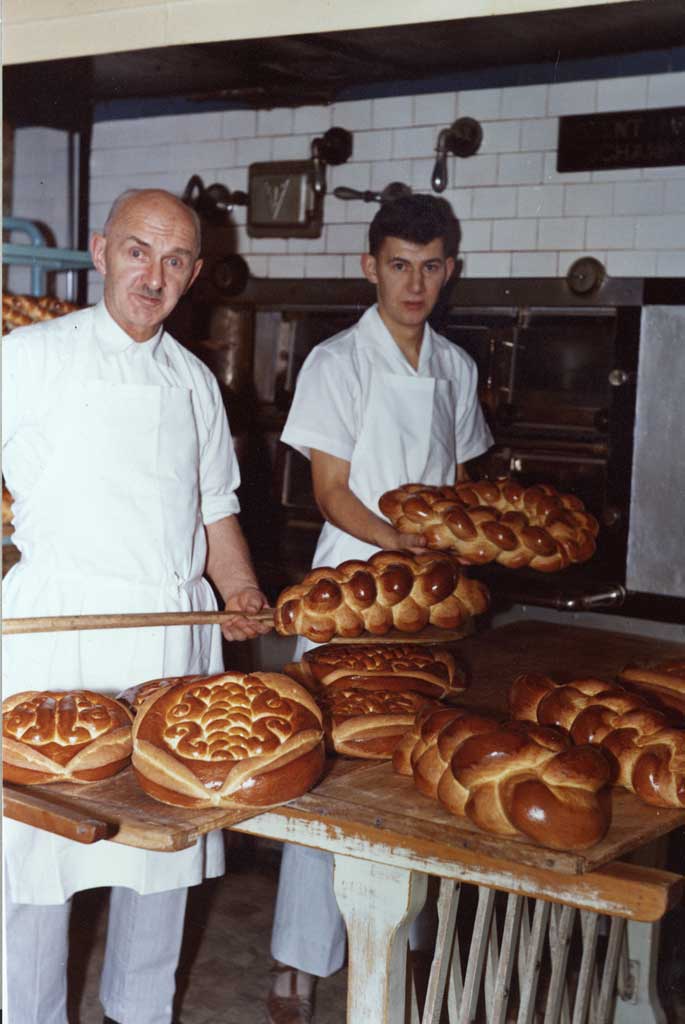 La vieille boulangerie Fuchs dans la rue principale Appenzell © Emil Grubenmann sen./Museum Appenzell, Appenzell 1964