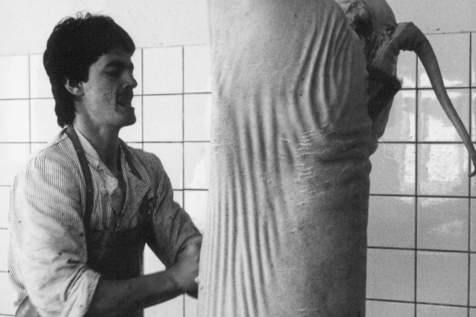 Réclère, 1981 : Bouchoyade © Archives cantonales jurassiennes (ArCJ)