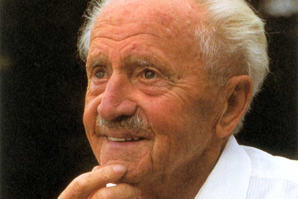 Alfred Vogel (1902-1996), metà degli anni 1980 © Verlag A. Vogel AG, Teufen