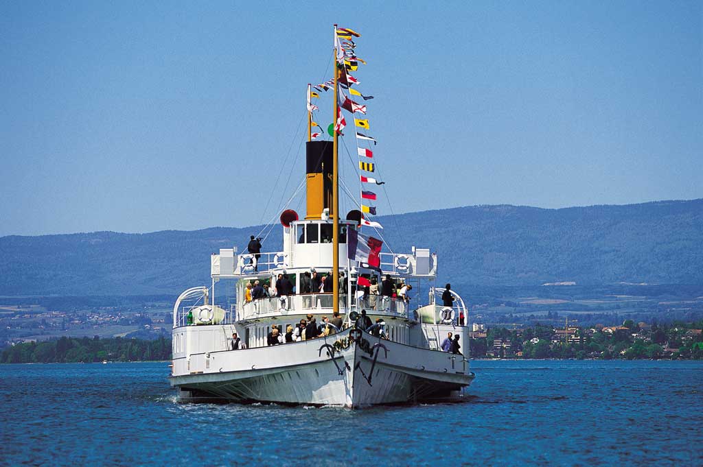 Bateau Belle Epoque de la CGN sur le Léman © Office du Tourisme du canton de Vaud