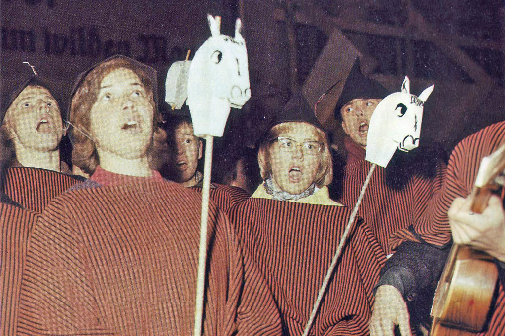 Ina gruppa che chanta il Chrööpfelimee, 1960 © DNS-Transport, Zug