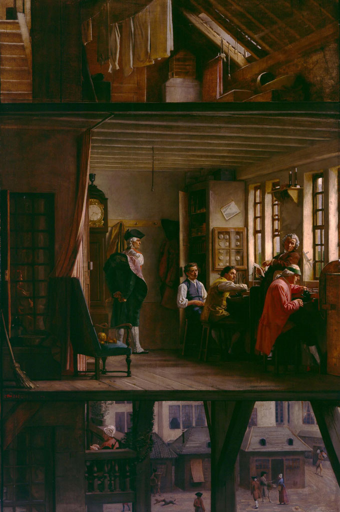 Christophe François von Ziegler, 1879: In atelier d’uras dal 18avel tschientaner a Genevra © Maurice Aeschimann/MAH, Ville de Genève