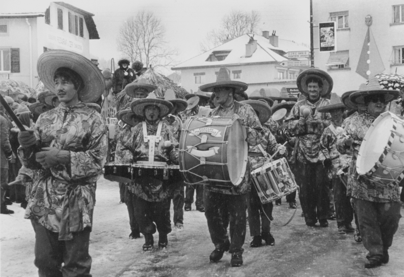 Las cliccas da la musica da Le Noirmont © Archives cantonales jurassiennes (ArCJ), 1993