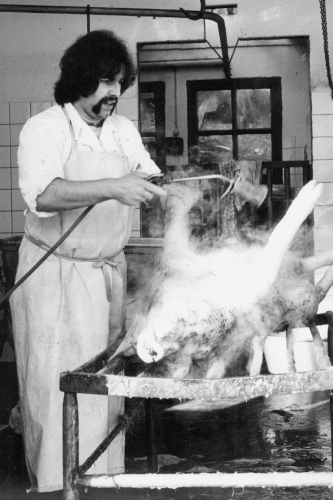 Réclère, 1981: Il portg vegn sbuglientà © Archives cantonales jurassiennes (ArCJ)